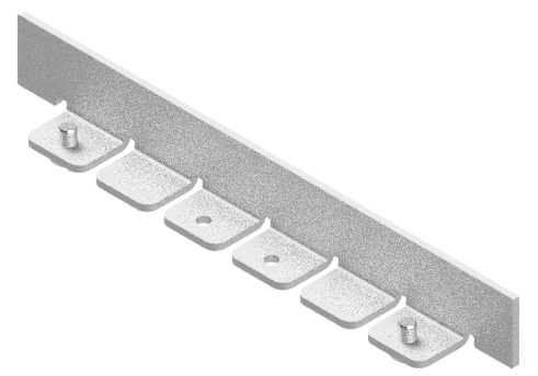 Produktbild ELU 150 329  -  Deckel Endstückkappe breit aus Aluminium